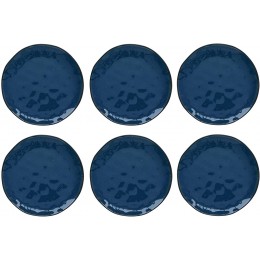 CREAFLOR HOME 6er Set Kuchenteller Frühstücksteller INTERIORS Blue blau D. 21cm Easy Life - BKZATK33