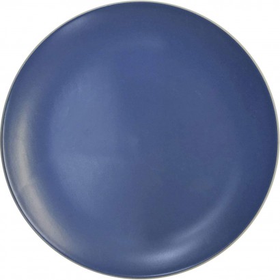 Kuchenteller Gourmet Basics D. 20cm matt blau Keramik rund Creative Tops - BSKBU5AD