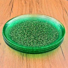 ISLA Salatteller 21,6 cm Smaragdgrün goldfarben - BAOJXK3W