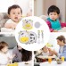 Tomaibaby 5Pcs Kinder Geschirr Set Faser Lebensmittel Platte Kinder Platten Und Schalen Sets Baby Platte Set - BVXRK48K