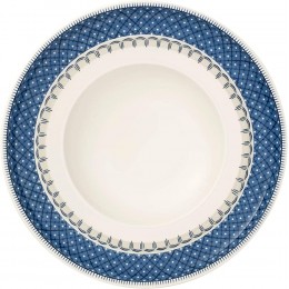 Villeroy und Boch Casale Blu Pastateller 30 cm Premium Porzellan Weiß Blau - BZVCUQBD