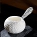 Weißes Porzellan-Kung-Fu-Teeservice mit seitlichem Griff Feentasse große und kleine Teeservice - BOZCK5MB