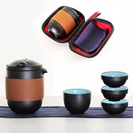 XiaoHeJD Teekanne Set Tee Trend Keramik Handbemalt Retro Kreative Kaffeetasse Persönlichkeit Tasse Japanisches Teeservice - BCHJSJ67