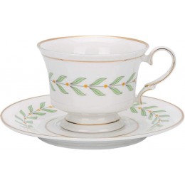 HKX Nachmittagstee-Sets mit Tassen- und Untertassen-Set Nachmittagstee-Teeset Kaffeetasse Keramikbecher und Untertassen-Set - BBKSZW8H