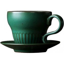 Untertassen-Set Mit Kaffee-Espressotassen Grüner Nachmittagstee-Tasse Und Untertassen-Sets 2Er-Set - BZUZV3KJ