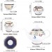 fanquare 21-Teilig Porzellan Teeservice Buntes Schmetterlings Muster Kaffeeset Nachmittags Tee Set für 6 Personen - BKDLS3WW