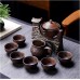 OUMIFA Teeservice Keramik Stein Mahlzeit Halbautomatische Tee Set Kreative Kung Fu Tee Heiße Tee Set Kreative Teezeremonie Vorräte Teeservice für Erwachsene Color : C - BGXNK37A