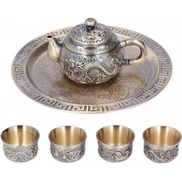 Shanrya Marokkanisches Teeservice türkische Kaffeekanne Vintage Retro Komplettwerkzeuge Exquisite Muster für Tischdekoration für Geschenk - BIIOB2QD