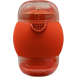 Teeservice Tragbares Keramik Chinesisches Palastkultur-Design Reise-Kung Fu Topf Und Zwei Tassen Mit Geschirrtuch-Tragetasche Color : Red Size : 10 * 14.5cm - BUZKZKHB