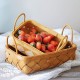 MARMODAY Pommeskörbe zum Servieren Präsentationskörbe Friteusenkorb für Pommes Garnelen Zwiebelringe Gemüse 19,5 x 15 x 5,5 cm 1 Stück - BRHAMAK1