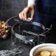 PAEUREU Speiseteller Gourmet-Buffet-Auflauf 3-Liter-Keramikklammer mit Kerzenhalter Scheuerwärmer-Set halten Lebensmittelkalorien für Party-Brunch-Catering-Events Brei-Suppe - BXJQSB3D