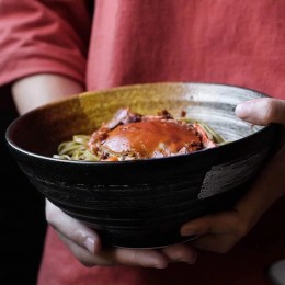 Suppenschalen Japanische Ramen Schüssel Set Kommt Mit Stäbchen Und Löffel Suppenschalen Dishwasher Safe Multifunktional Müslischale für Pasta Obst Nudel Salat - BIRNP7K5