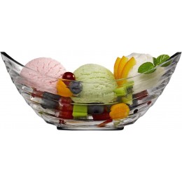 Pasabahce 53983 – 6er Set Schale aus Glas Gondol für EIS Salat Dessert Beilage - BWEUTNV6
