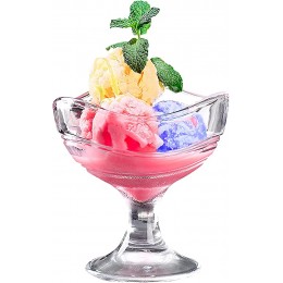 SHHMA Eisbecher Glas Eisschalen Dessertgläser Eisgläser Dessertschalen Eiscremegläser Geeignet Für Restaurantgetränke - BNUJK1DK