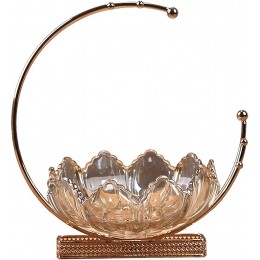 Obstschale Luxuriöse moderne dekorative Obstschale elegantes Kristallglas-Mittelstück servierende Schüssel for Zuhause Büro Dekor Servierfrucht für Obst und Gemüse - BMIYEEE1