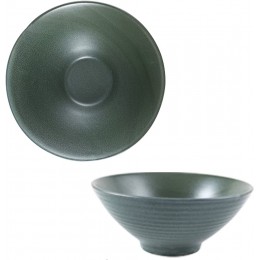 Qeadeea Keramik Ramen Schalen 2er Set Große Bunte Suppenschüsseln Aus Keramik Große Nudelsalatschüsseln Servierschüsseln Aus Porzellan-dunkelgrün-1000ml 35oz - B0B4W2NGR9G