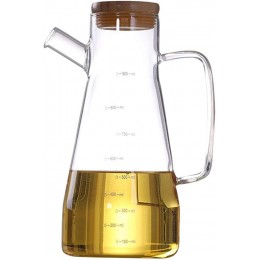 900ml Transparente Glasölflasche mit Griffölflasche geeignet für Küchenwerkzeuge Soja-Essigsarce-Sauce-Container Gewürzflasche Color : Clear - B0B1T2TF4GE