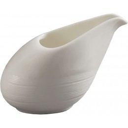HTian Kleine Sauciere Easy Pour Keramik-Saucenboot Klassischer Porzellan-Rahmkrug für Salatdressings Milch 3,5 Oz Color : White Size : 3.9 x 2.6 - B09PTKJL4LK