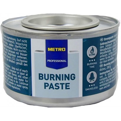 METRO 6X 200g Brennpaste 3 Stunden Brenngel Qualitätsprodukt für Speisenwärmer Chafingdish Gastrobedarf - B07VNMNB9C1