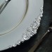 Tiger Chef Silberne Platzteller – Antike Teller-Ladegeräte für Speiseteller – Set mit 6 Stück 6 Antik-Silber - BWYWAKM2