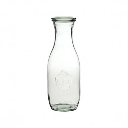 Saftflaschen mit Deckel Einkochringen und Einweckklammern Füllmenge: 1 Liter 4 Stück - B003Z3F0ZEL
