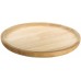 Space Home Holzteller Rund Holzplatte Fleischteller Pizzateller Schneidebrett Kiefer Set von 12 Ø 12 cm - BEWIS7J2