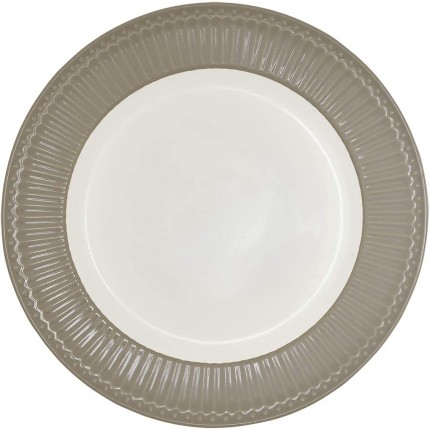 GreenGate Dinner Plate Alice Warm Grey - BOIHR4EM