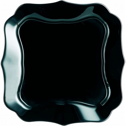 Luminarc Authentic Dessertteller 20 5 cm Glas Schwarz 20.5 x 20.5 x 1.2 cm - BPADR6WK